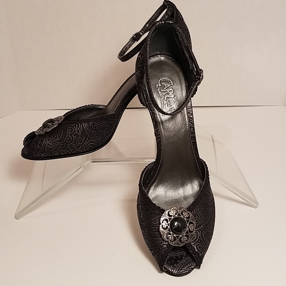 Carlos Santana 3.5"heel, 6.5M open toe